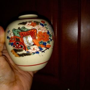 Vintage Japanese GingerJar from Yamihiro Toen ( yamihiro pottey studio,Seto city